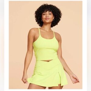 Blogilates Women's Strappy Cropped Tank Top Medium NWT Limited Target Run